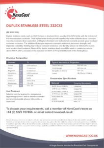 Stainless Steel 332C13