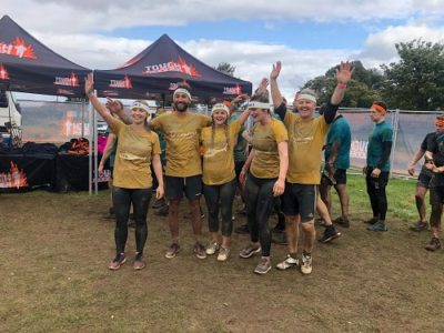 NovaCast team at the end of Tough Mudder